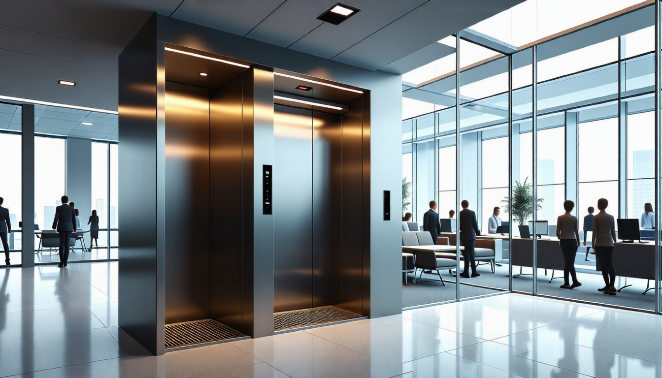 What are the advantages of using Mitsubishi Electric elevators